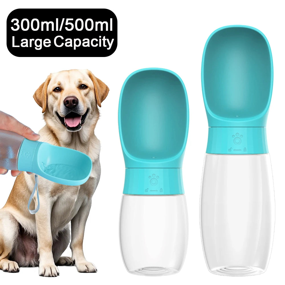 500Ml Big Dog Water Bottle Portable Drinking Bowl for Small Medium Dogs Cat Travel Hiking Puppy Pet Water Dispenser Cup
