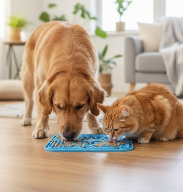 Pet Lick Silicone Mat Pet Slow Food Plate Dog Bathing Distraction Silicone Dog Sucker Food Training Dog Feeder Supplies for Dogs