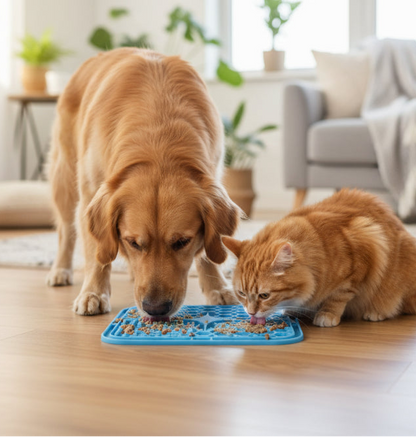 Pet Lick Silicone Mat Pet Slow Food Plate Dog Bathing Distraction Silicone Dog Sucker Food Training Dog Feeder Supplies for Dogs