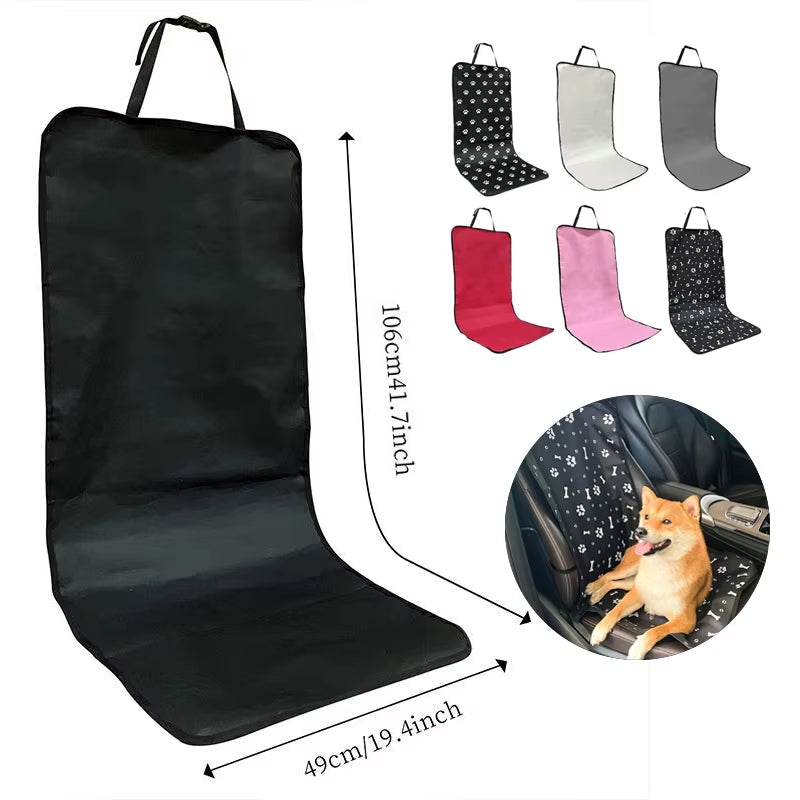 Waterproof Pet Car Seat Cover – Non-Slip Oxford Fabric Dog & Cat Mat Front/Back Seat Protector ,Travel Accessories〔2025E〕